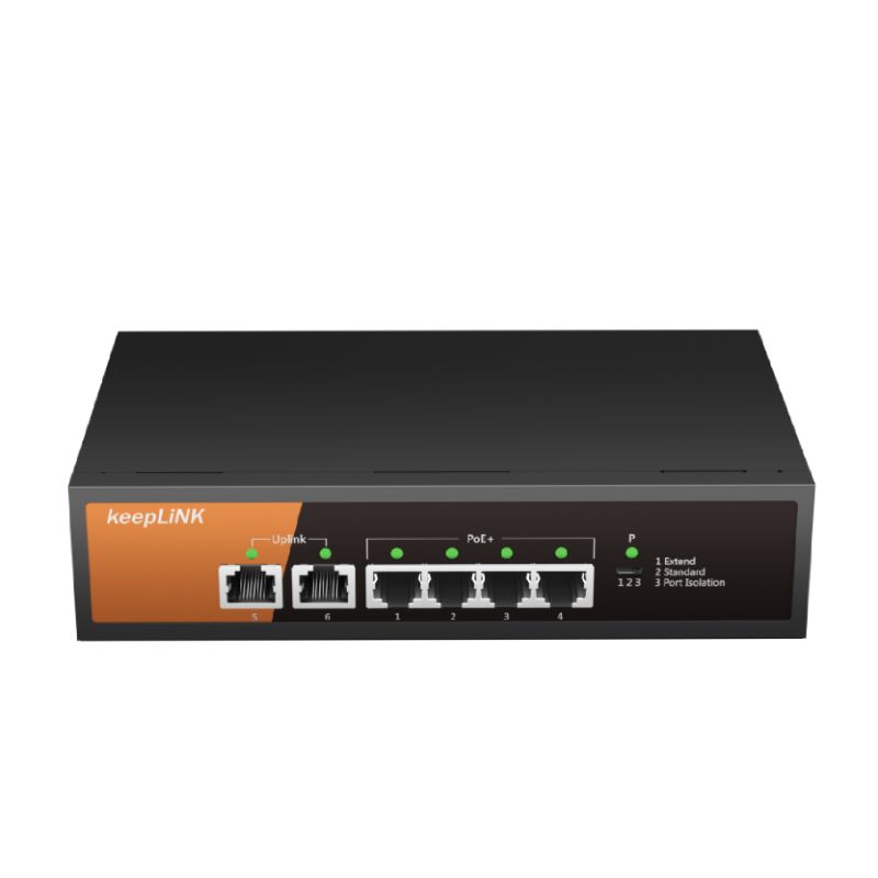 KP-6TP-MAC 非管理型POE交换机